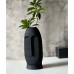 Ceramic Abstract Face Vase