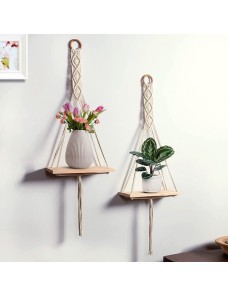 Cotton Cord Wall Shelf