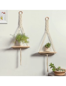 Cotton Cord Wall Shelf