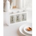 Elegant White Kitchen Organizer
