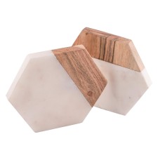 Hexageon Coaster Trivet Set