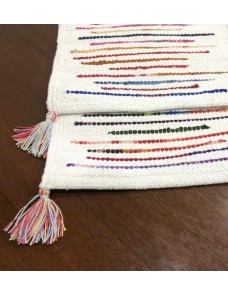 Striped Hand Woven Table Runner
